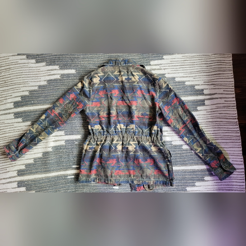 Aztec Print Urban Outfitters Utility Jacket - Autumn Or Spring - Picture 2 of 8